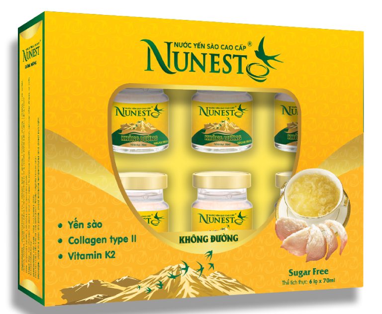 Nước yến sào cao cấp Nunest là sản phẩm đặc biệt thích hợp cho người bị tiểu đường