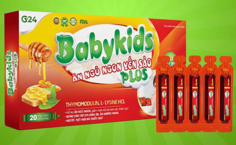 Siro yến sào BabyKids có thể sử dụng cho trẻ từ 6 tháng tuổi trở lên