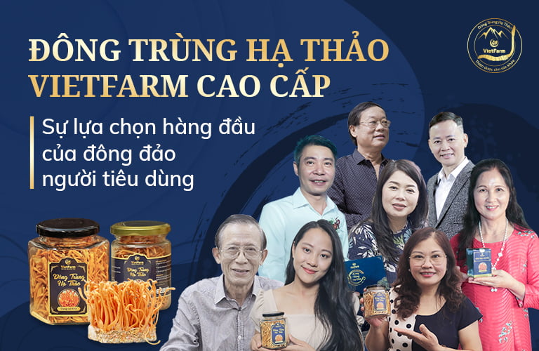 Rất nhiều nghệ sĩ hàng đầu của màn ảnh Việt tin dùng sản phẩm của Đông trùng hạ thảo Vietfarm